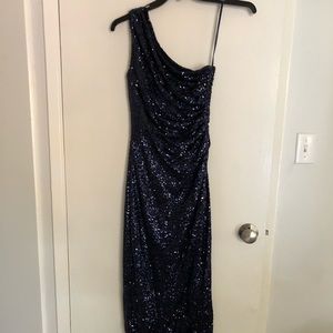 Navy sequin dress by Lauren from Ralph Lauren